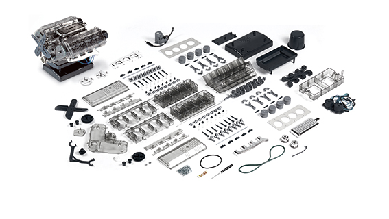 Leerpakket V8-motor