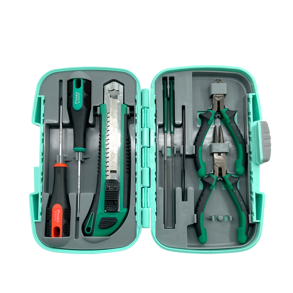 Tool set for household/everyday life - all important tools in one case