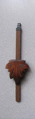 Pendulum for cuckoo clock dark brown 12g l: 170mm