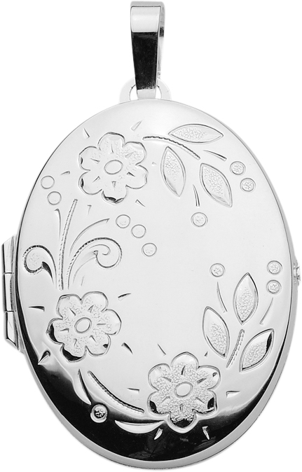 Medaillon 925/rh oval