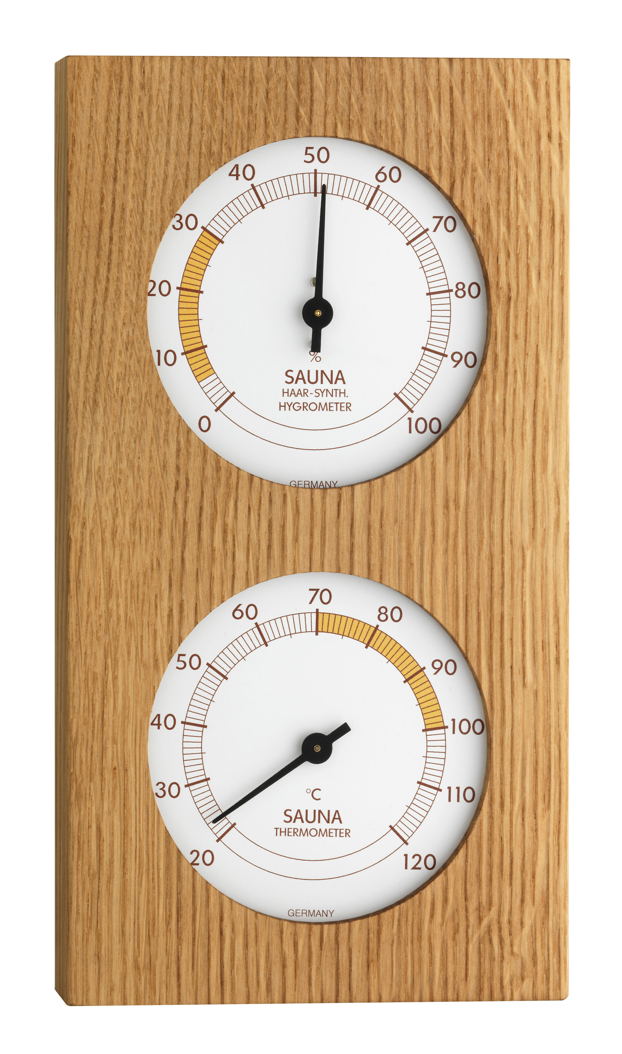 Sauna Thermo- Hygrometer, 130 x 242mm