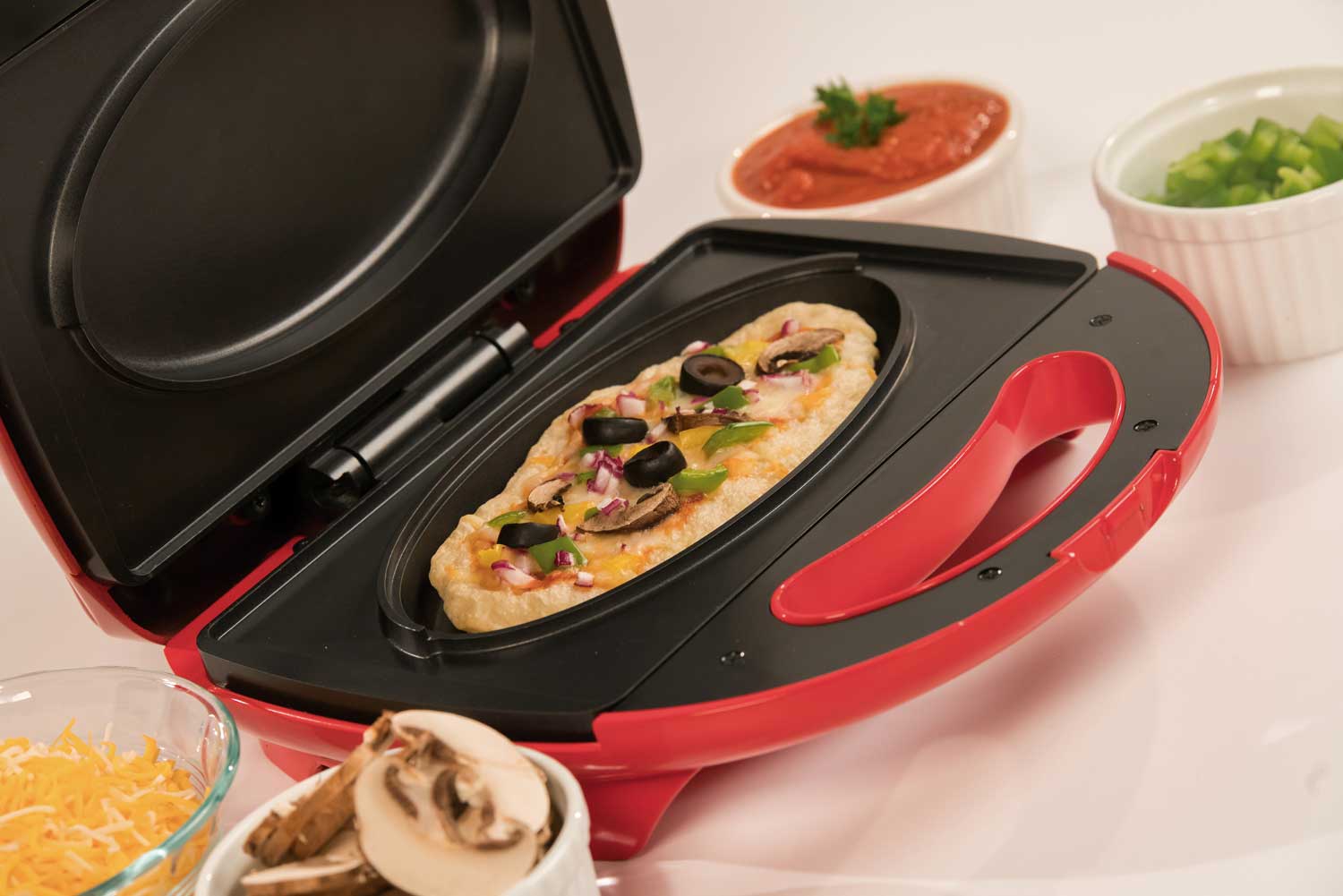 Express Cooker Multigrill für die Küche - Rot