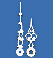 Hand pair Eurocode Antique silver MHL:76mm