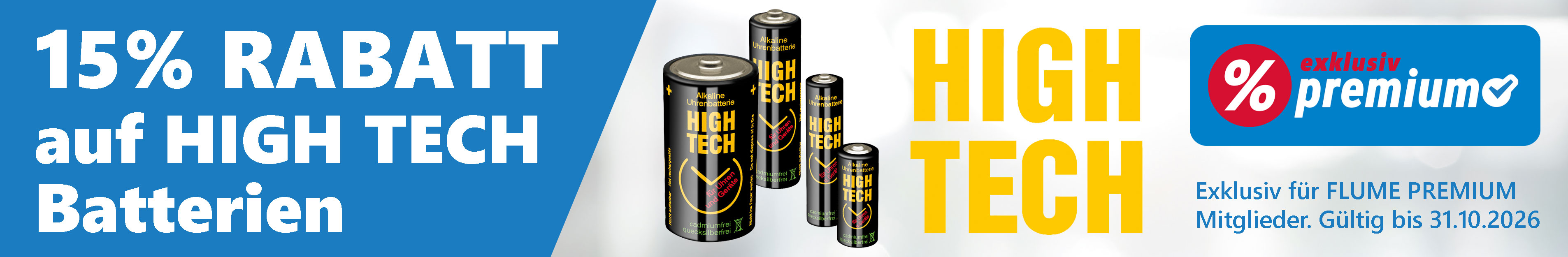 Rabatt HIGH TECH