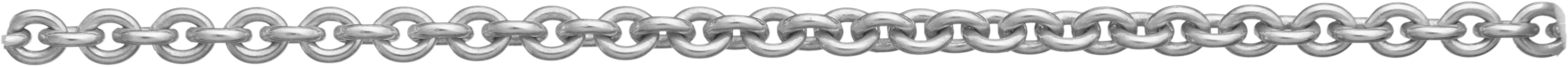 Anchor chain round silver 925/- 2.30mm, wire thickness 0.60mm