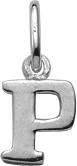 letter hanger zilver 925/-   P
