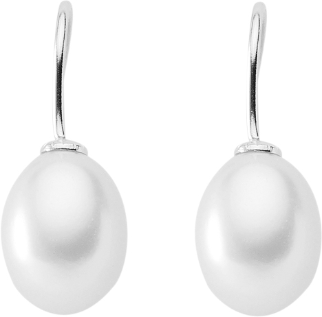 Dropped earrings silver 925/rh freshwater pearl