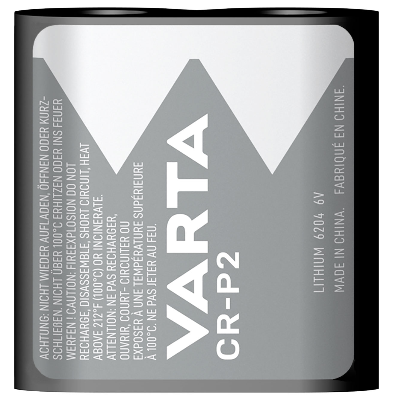 Varta CR-P2 Lithium Knopfzelle