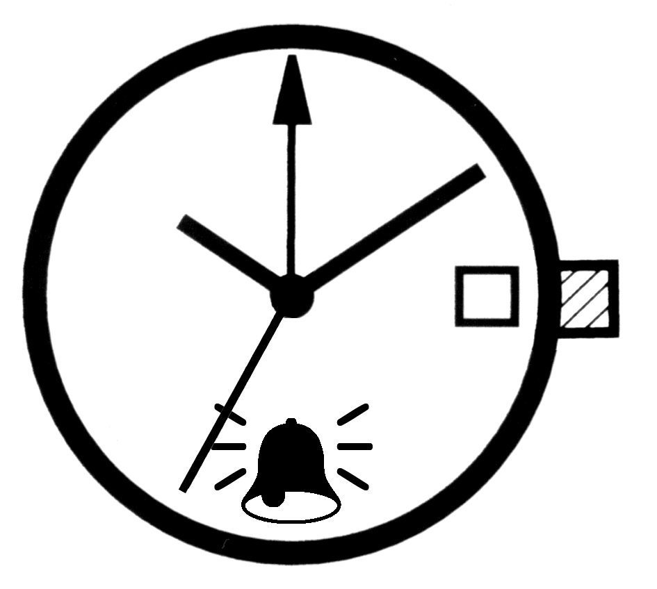 horloge uurwerk kwarts Seiko 4F56 20 SC, D3, alarm-t