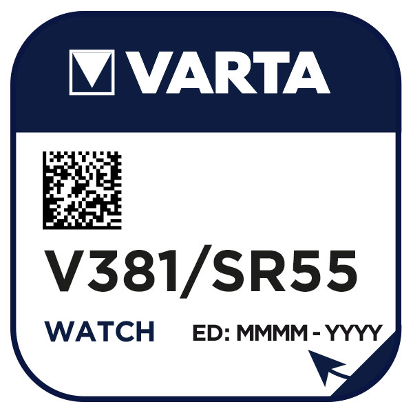 Varta 381 knoopcel