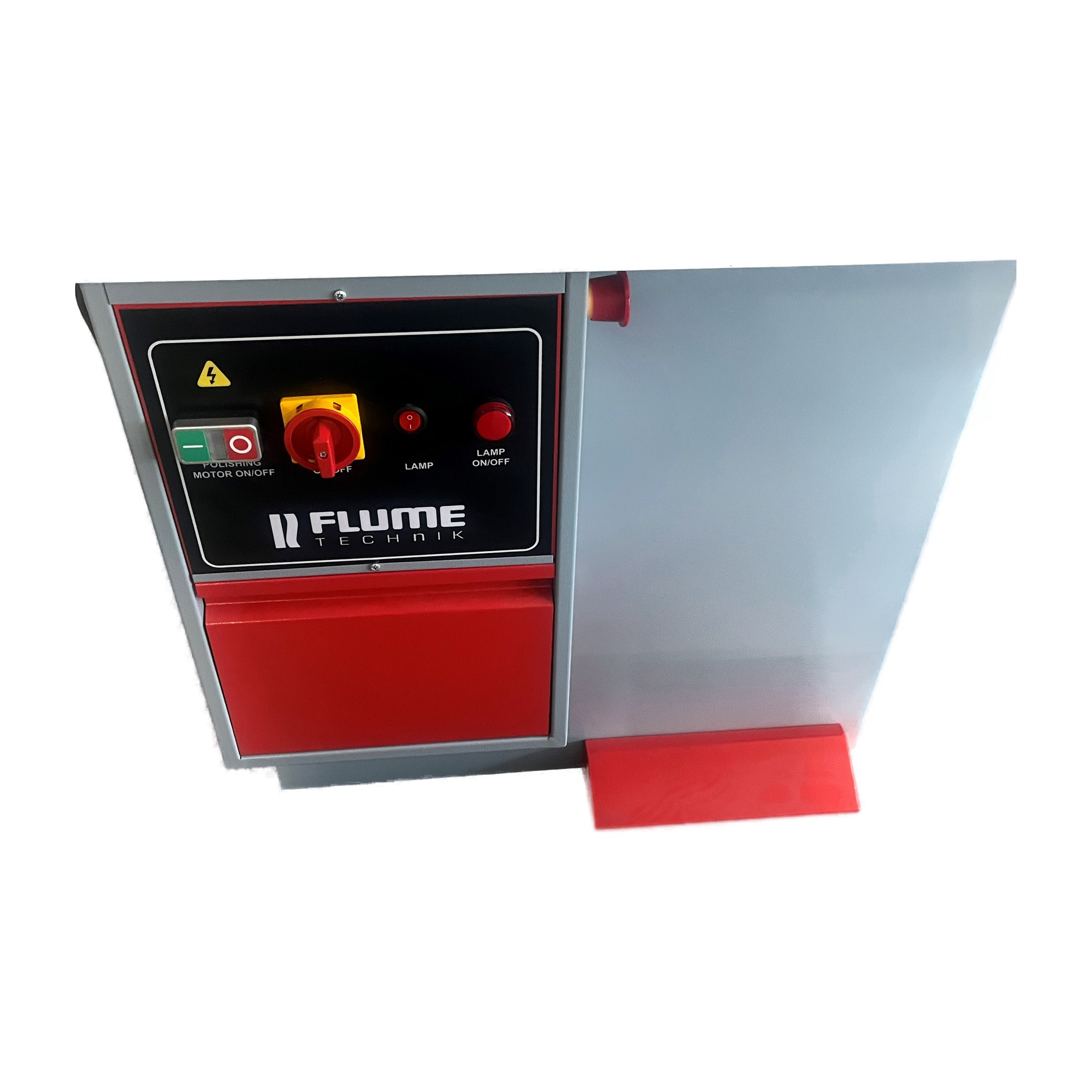 Poliermaschine 01-GLP mit Absaugung und LED-Beleuchtung, Einzelarbeitsplatz