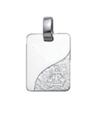 Zodiac silver 925/- Libra, square