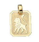 Zodiac gold 333/GG Leo, square