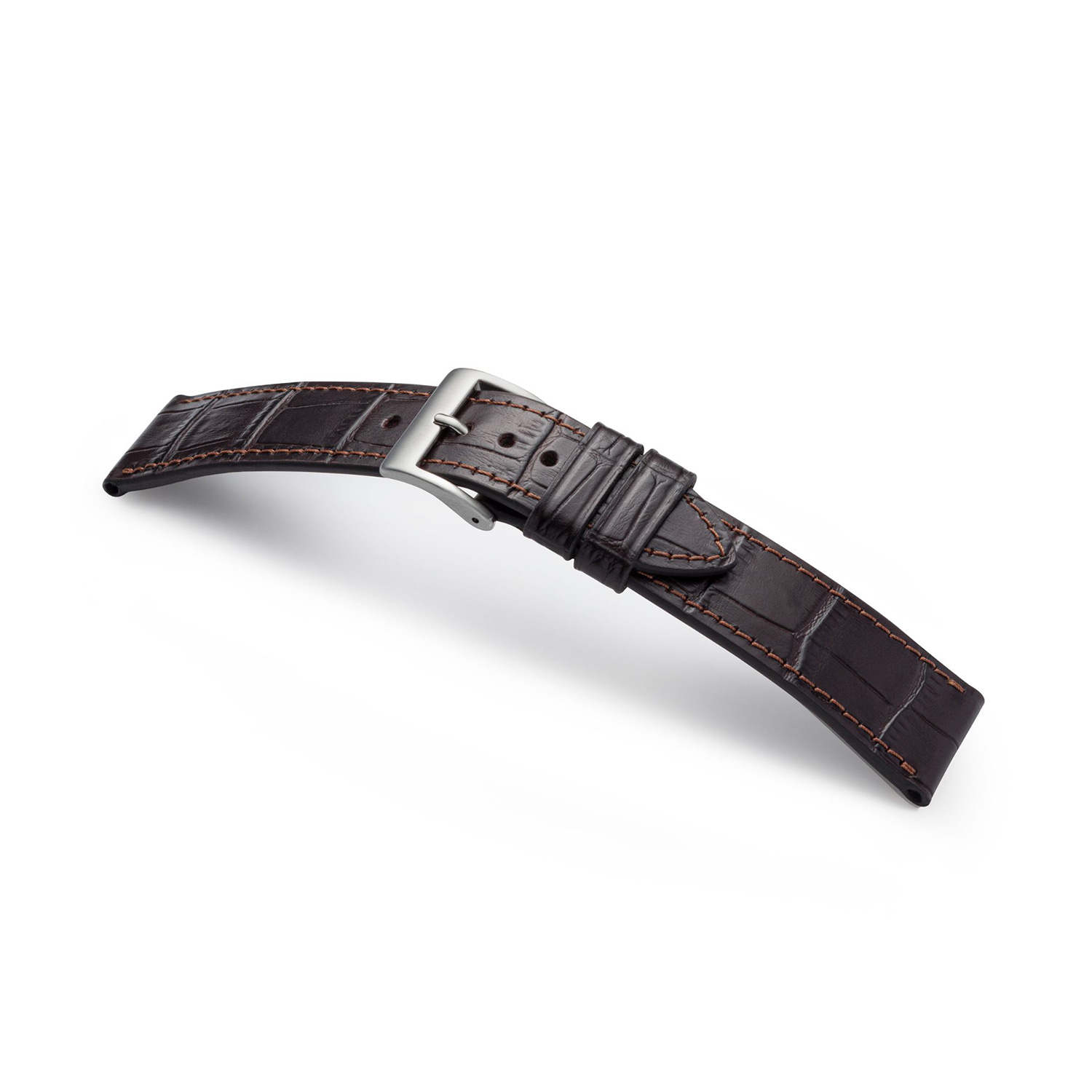 Manufakturwerk leather strap Rothenbaum mocha 24/20