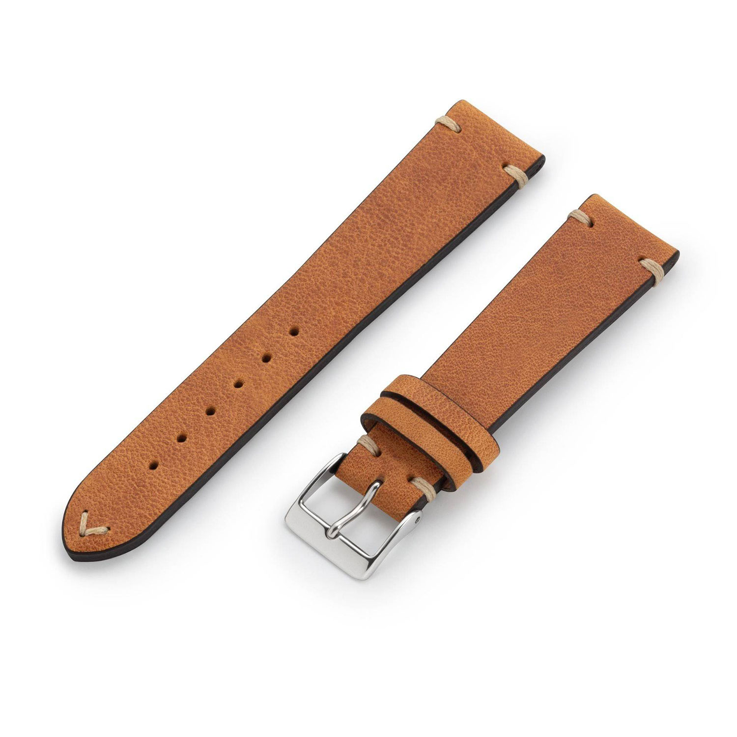 Manufakturwerk leather strap Uhlenhorst cognac 20/16