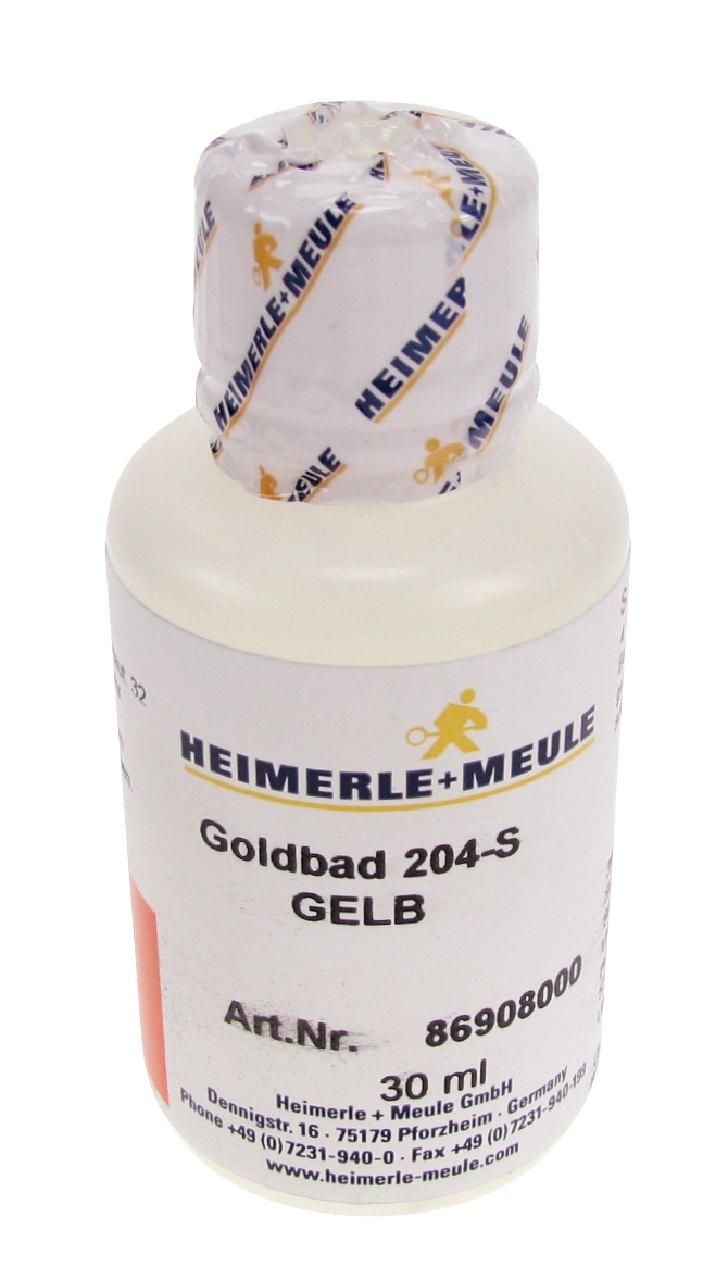 verguldbad voor stiftgalvaniseren geel Heimerle +  Meule