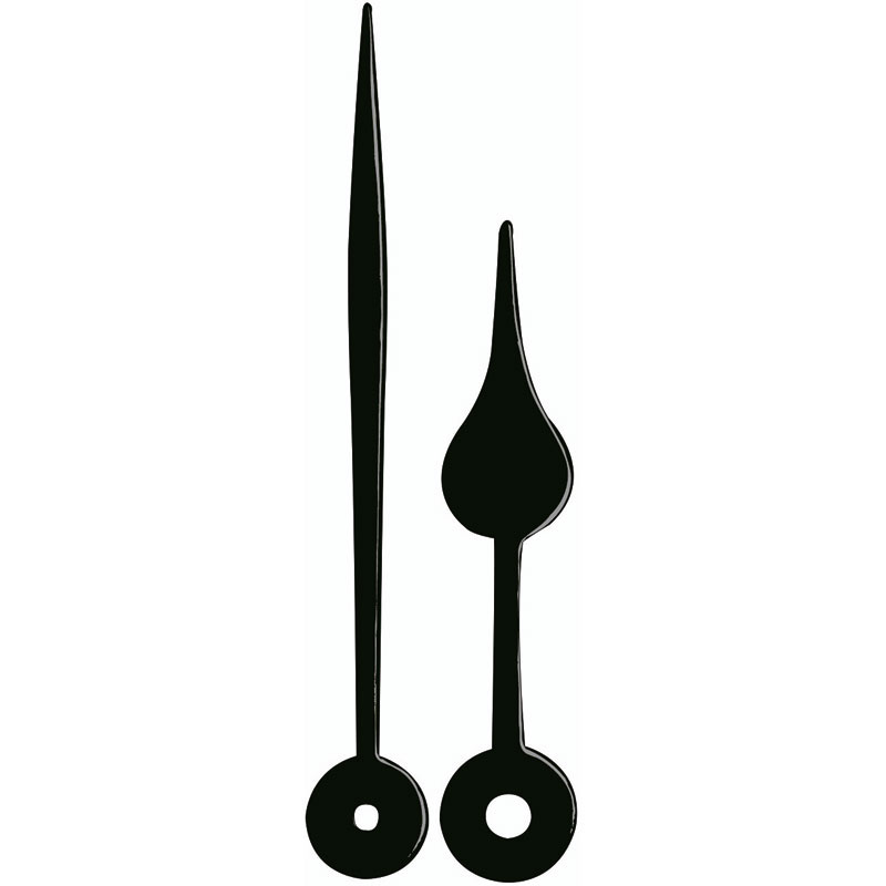 Hand pair radio controlled Pear black MHL:100mm