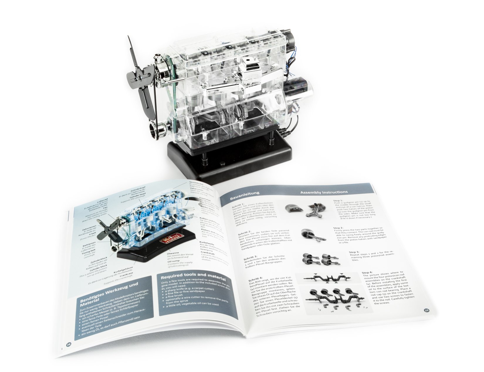 Bouwset 4-Cilinder Motor - Editie 2021