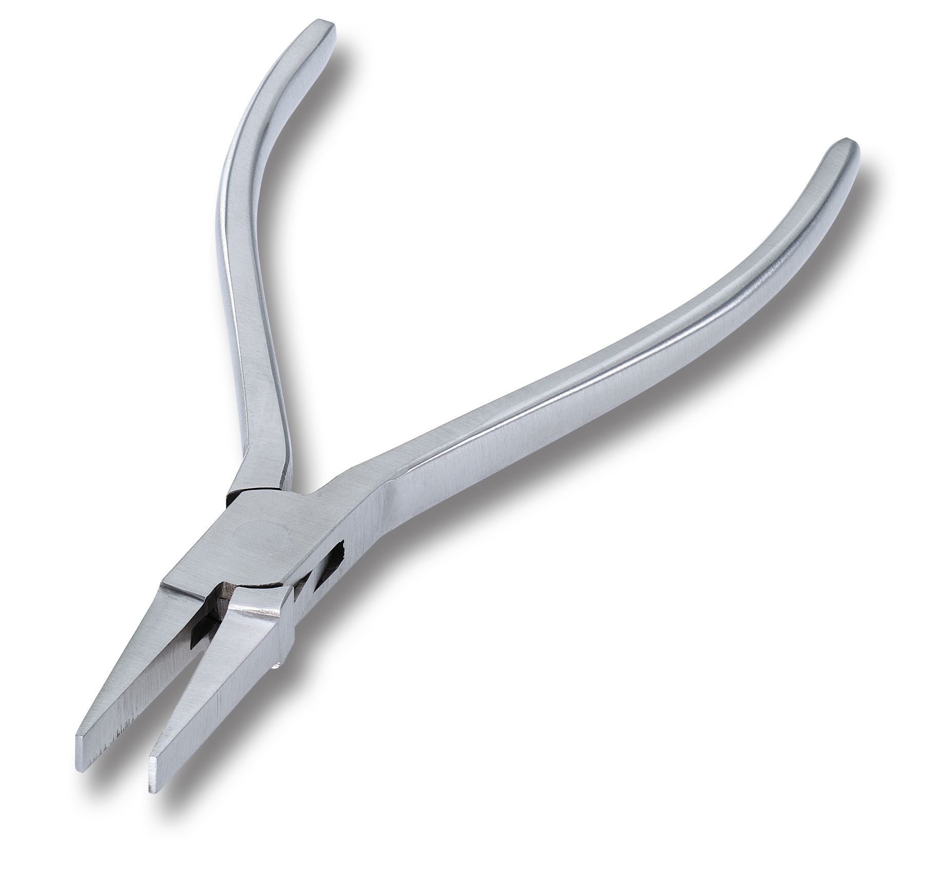 Watchmaker's flat nose pliers with box joint.