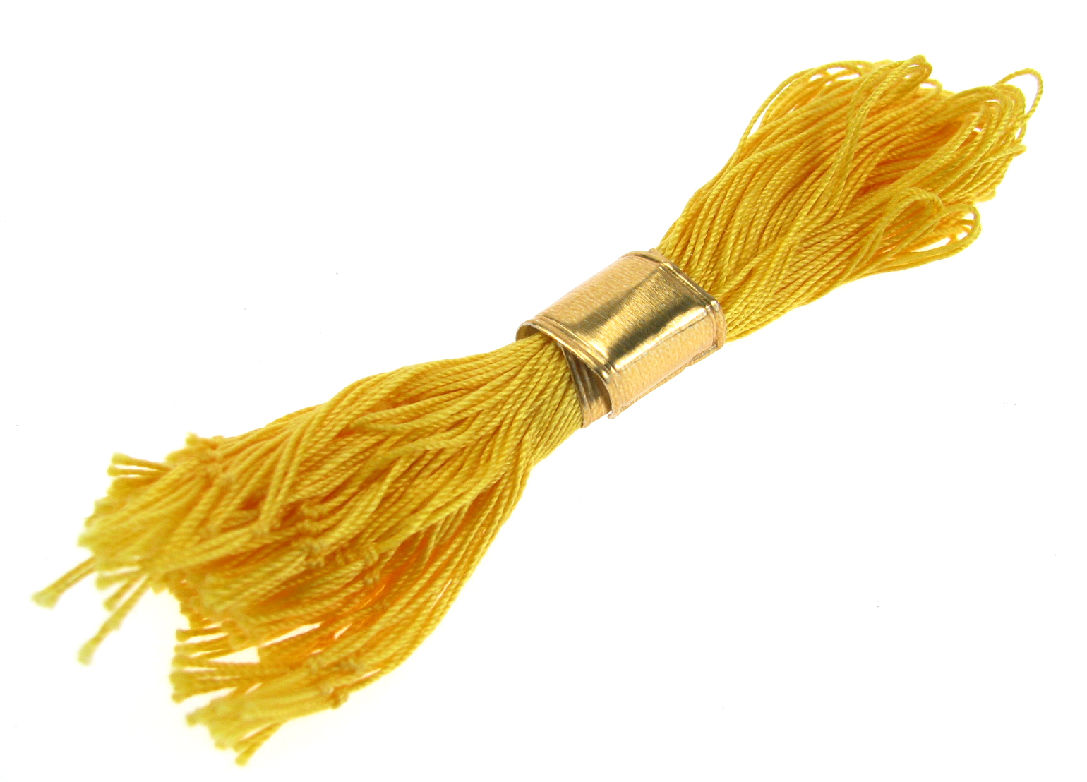 _ Cotton threads yellow