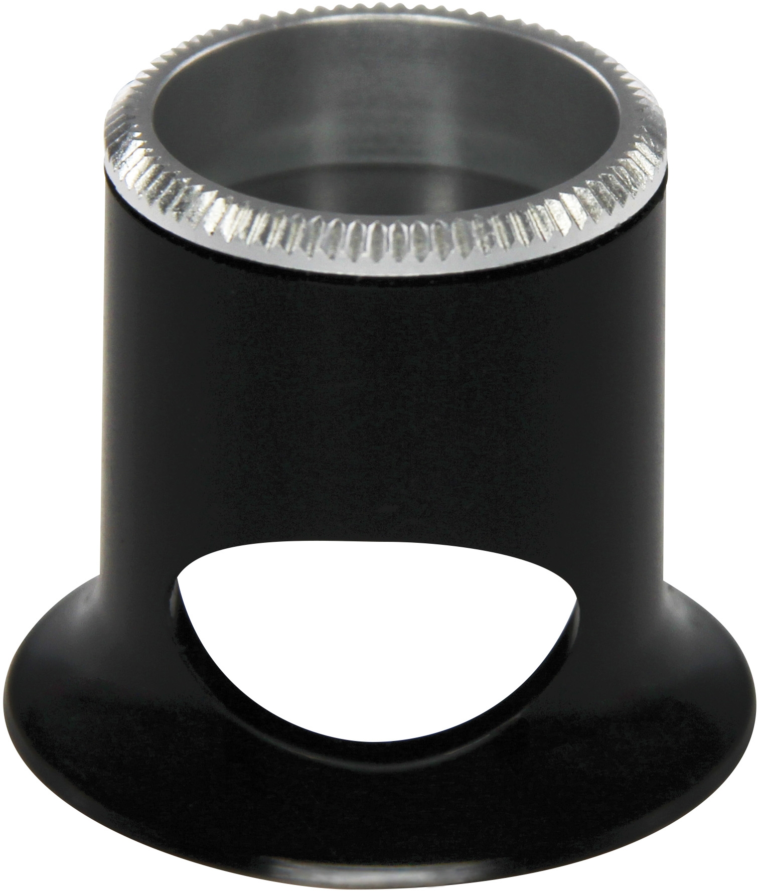 Watchmaker magnifier, black, 5x, bi-convex lens Bergeon