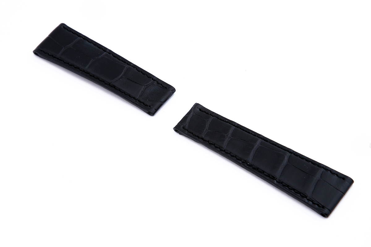 Leather strap Happel RLX 20mm black