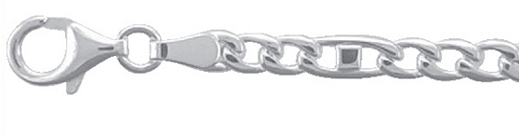 Bracelets 2 pieces silver 925/-, fantasy 21.00 cm