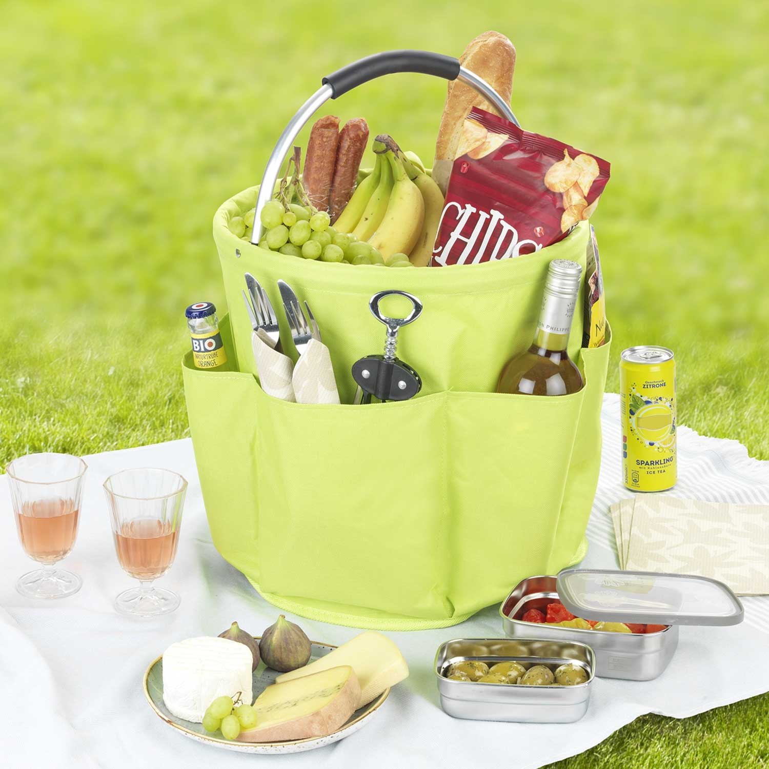 Garden caddy, green - in XL version