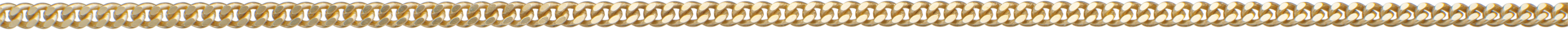 Flat curb chain flat gold 333/-Gg 1.70mm, wire thickness 0.50mm