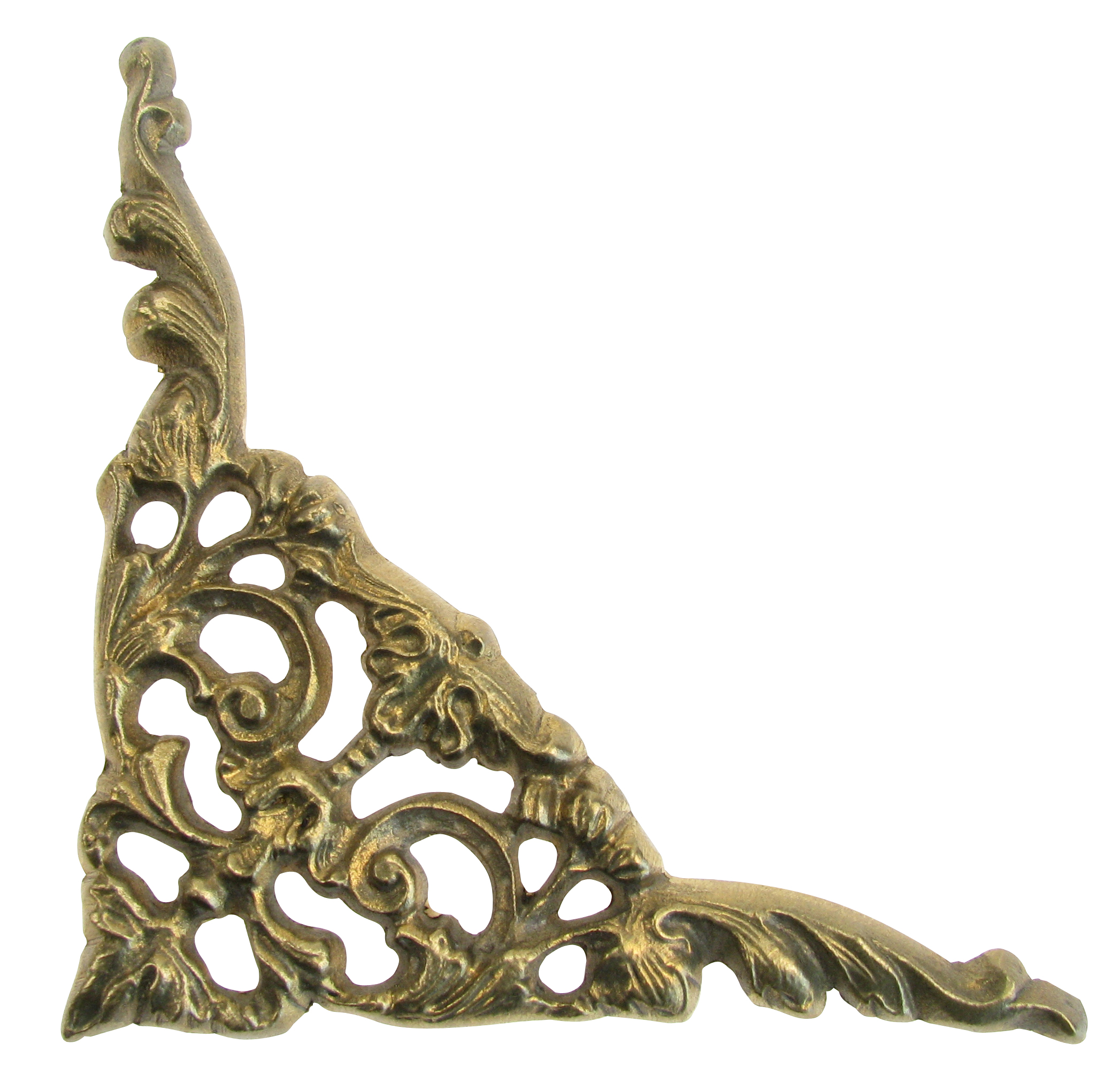 Trim corner-Ornament brass