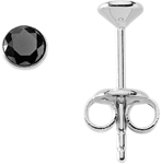 Ohrschmuck Silber 925/rh Zarge Zirkonia farbig 3er Sort.