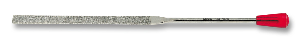 Flachstumpf-Diamant-Nadelfeile 140 mm Dick <br/>Artikelname: Feile flach
