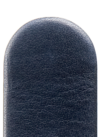 Lederband Elegance 16mm dunkelblau - geöffnet zum Kleben
