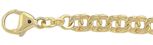 Bracelet gold 333/GG, Garibaldi 19.00 cm