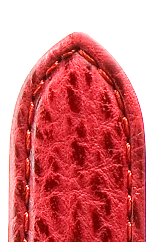 Pasek skórzany Haifisch wodoodporny 18mm czerwony