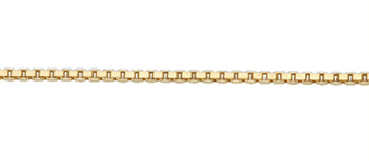 Collier chain gold 333/GG, Venezia square 45 cm