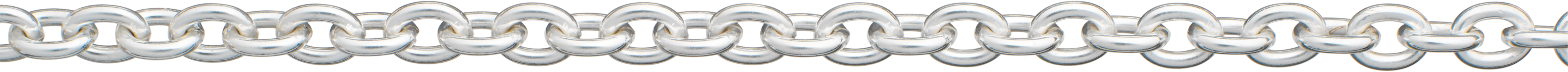 Ankerkette rund Silber 925/- 4,30mm, Drahtstärke 1,20mm