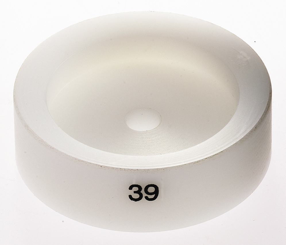 _ Pressure piece for screw press, small, dia. 39 mm Horotec