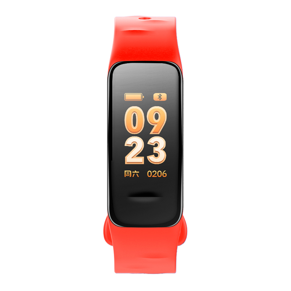 Fitness Tracker rood met kleurendisplay