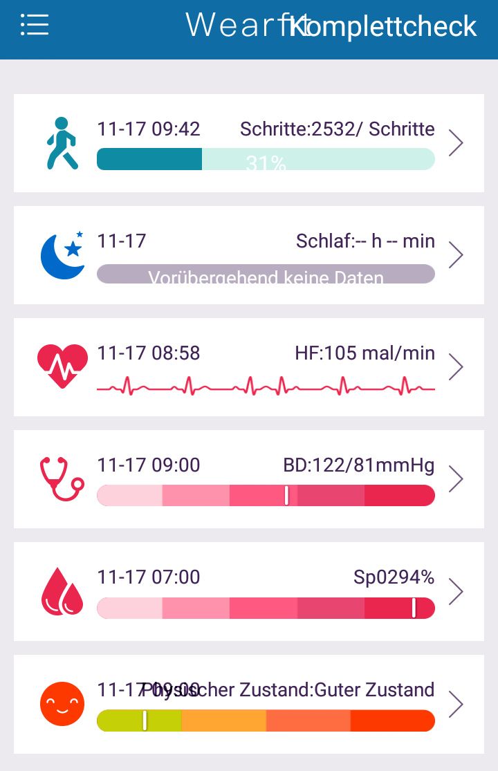 Fitness Tracker purple