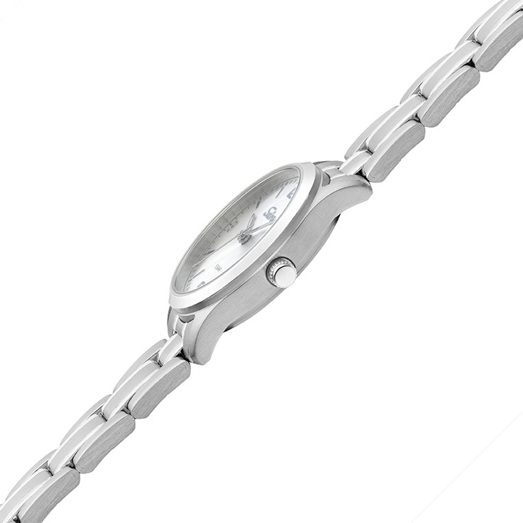 SELVA quartz wristwatch with stainless steel strap, silver dial Ø 27mm