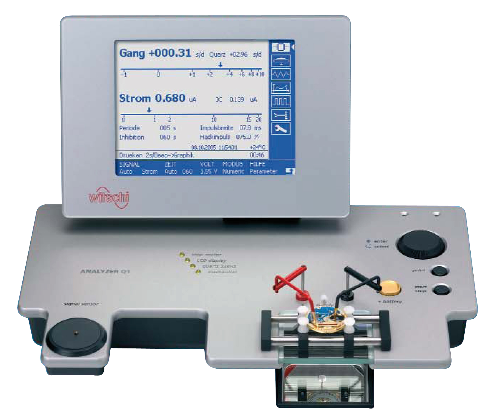 Quarzuhren-Prüfgerät Analyzer Q1 Witschi