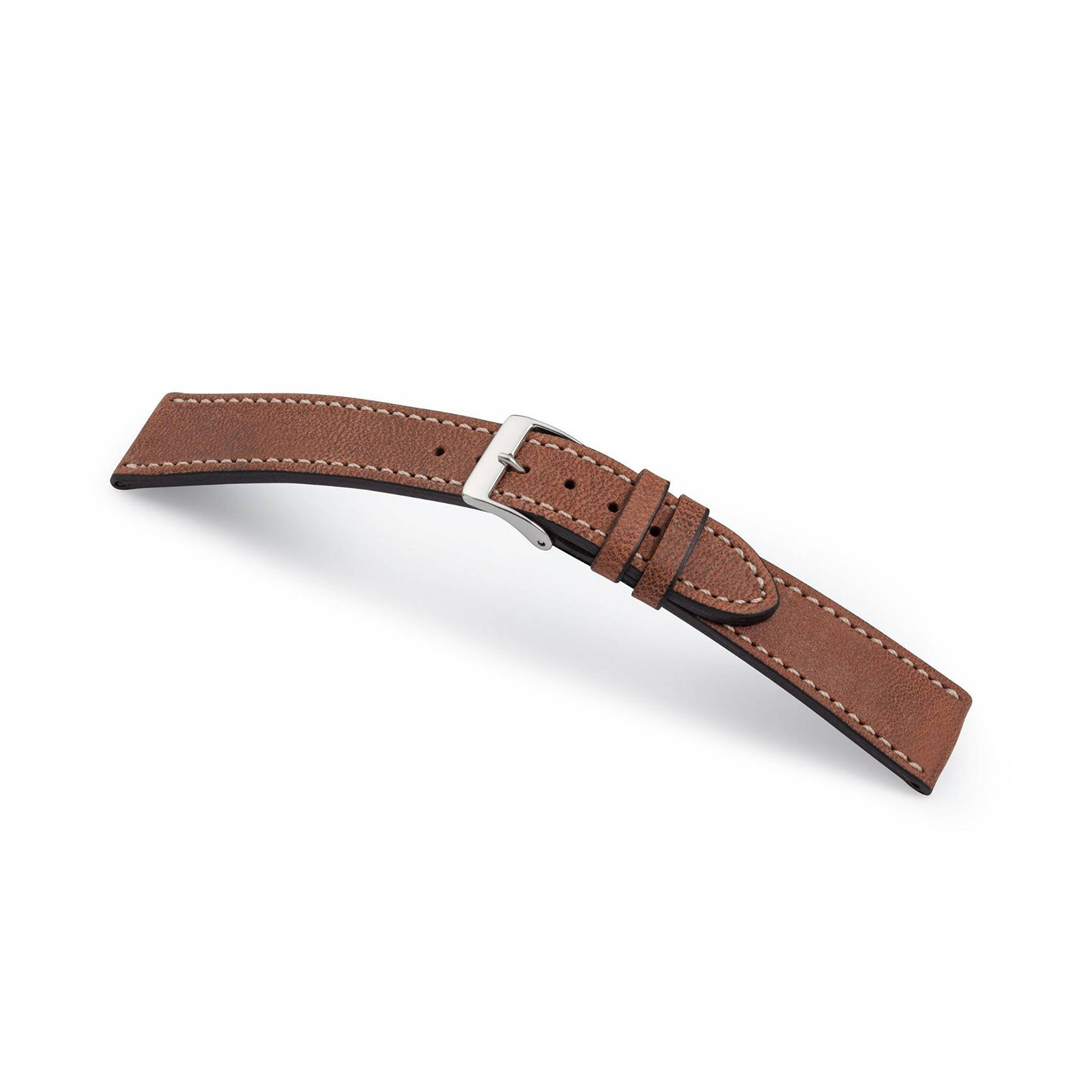 Manufakturwerk leather strap Hoheluft brown 21/18