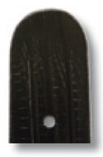 Pasek skórzany Santa Cruz 16mm czarny ze strukturą jaszczurki Teju