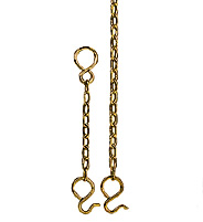 _ Chains, brass-plated