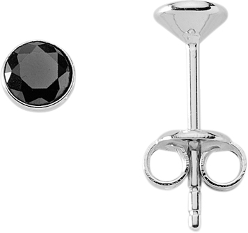 Ohrschmuck Silber 925/rh Zarge Zirkonia farbig 3er Sort.