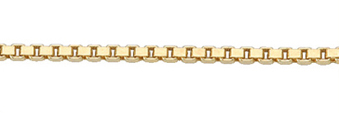 Collier chain gold 333/GG, Venezia square 55 cm