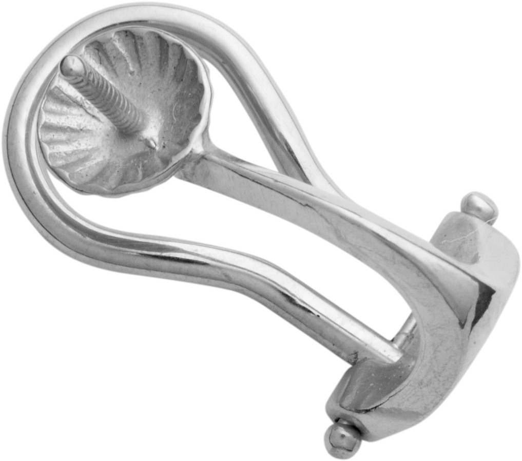 Ear clip mechanism silver 925/- with pearl cup Ø 5.00mm