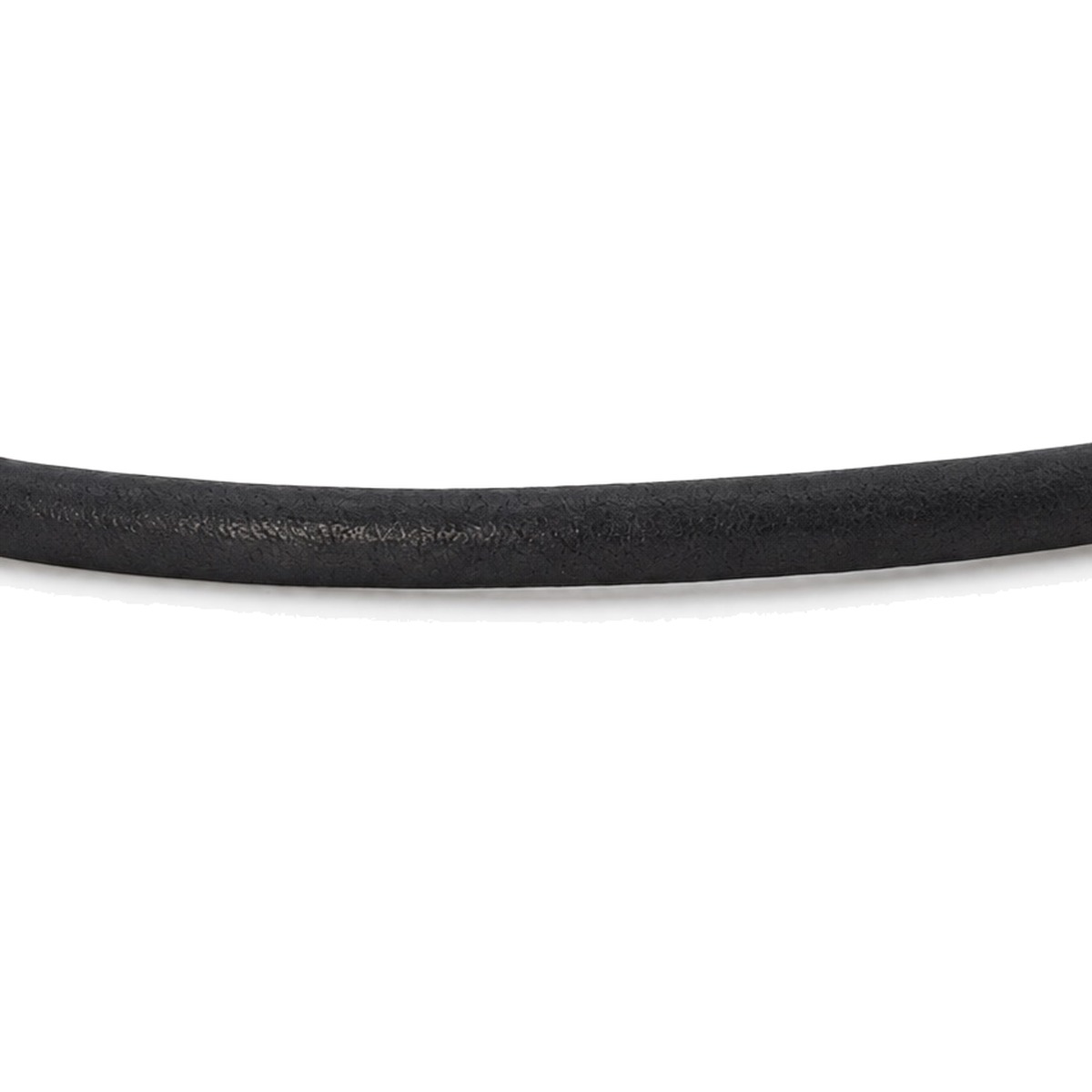 Lederband genäht Rindleder Ø 3 mm, anthrazit, Länge 1 m
