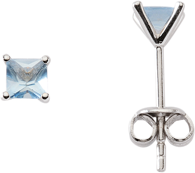 Ohrschmuck Silber 925/rh Krappe Zirkonia farbig 3er Sort.